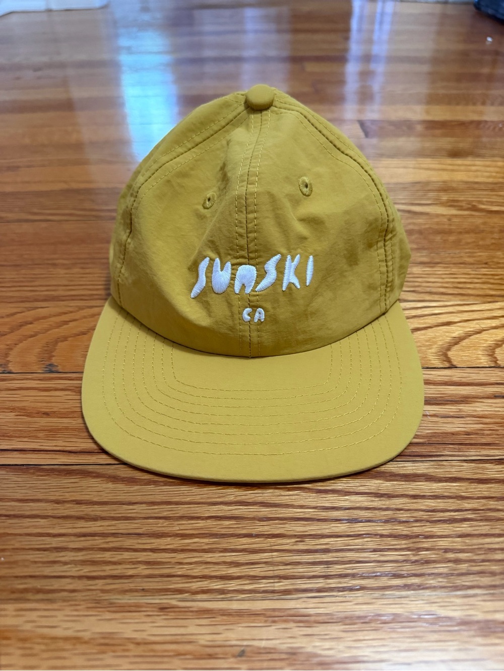 Sunski Men’s Yellow Embroidered Baseball Cap